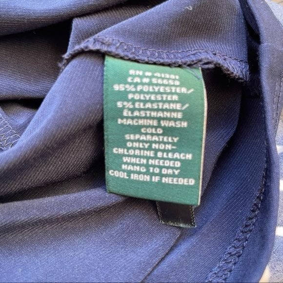 Ralph Lauren Blue and White Patterned Dress - Picture 3 of 7